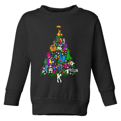 Broadway Musical Theater Christmas Tree Toddler Sweatshirt