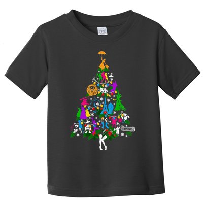 Broadway Musical Theater Christmas Tree Toddler T-Shirt