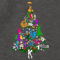 Broadway Musical Theater Christmas Tree Vector Backpack