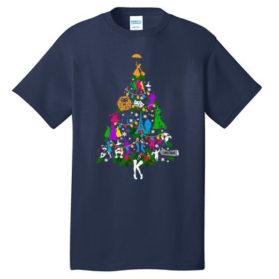 Broadway Musical Theater Christmas Tree Tall T-Shirt