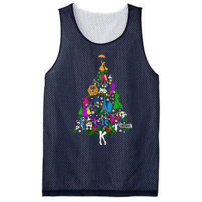 Broadway Musical Theater Christmas Tree Mesh Reversible Basketball Jersey Tank