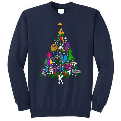 Broadway Musical Theater Christmas Tree Tall Sweatshirt