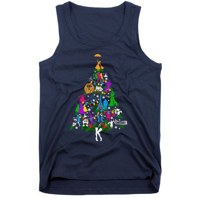 Broadway Musical Theater Christmas Tree Tank Top