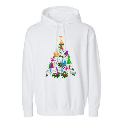 Broadway Musical Theater Christmas Tree Garment-Dyed Fleece Hoodie