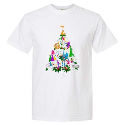 Broadway Musical Theater Christmas Tree Garment-Dyed Heavyweight T-Shirt