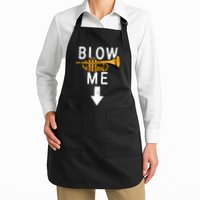 Blow Me Trumpet Funny Gift Apron