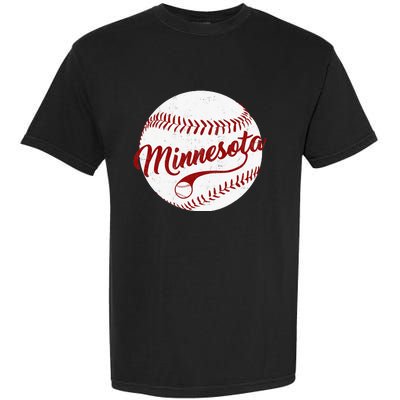 Baseball Minnesota Team Love Baseball National Pastime Garment-Dyed Heavyweight T-Shirt