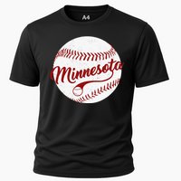 Baseball Minnesota Team Love Baseball National Pastime Cooling Performance Crew T-Shirt