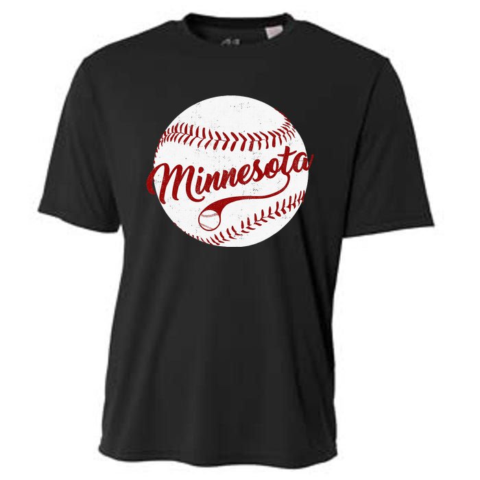 Baseball Minnesota Team Love Baseball National Pastime Cooling Performance Crew T-Shirt