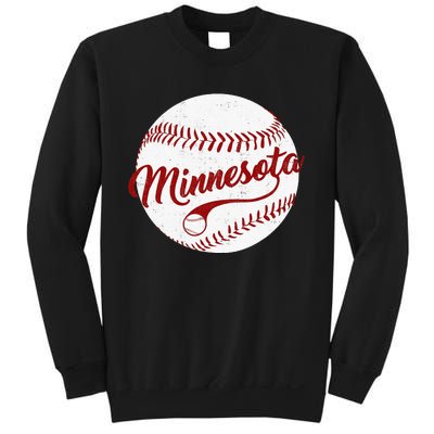 Baseball Minnesota Team Love Baseball National Pastime Sweatshirt