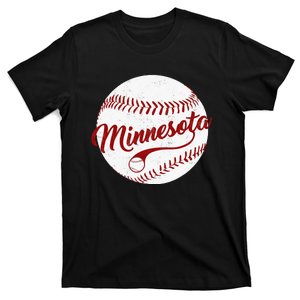 Baseball Minnesota Team Love Baseball National Pastime T-Shirt