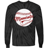 Baseball Minnesota Team Love Baseball National Pastime Tie-Dye Long Sleeve Shirt