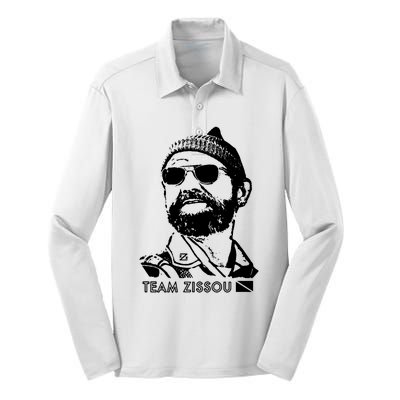 Bill Murray Team Zissou Silk Touch Performance Long Sleeve Polo