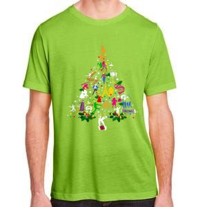 Broadway Musical Theatre Christmas Tree Funny Xmas Gift Adult ChromaSoft Performance T-Shirt