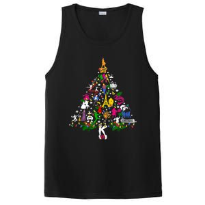 Broadway Musical Theatre Christmas Tree Funny Xmas Gift PosiCharge Competitor Tank