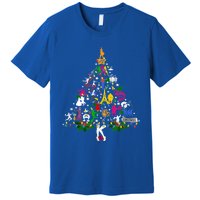 Broadway Musical Theatre Christmas Tree Funny Xmas Gift Premium T-Shirt