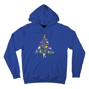 Broadway Musical Theatre Christmas Tree Funny Xmas Gift Tall Hoodie