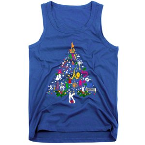 Broadway Musical Theatre Christmas Tree Funny Xmas Gift Tank Top