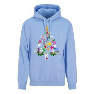 Broadway Musical Theatre Christmas Tree Funny Xmas Gift Unisex Surf Hoodie