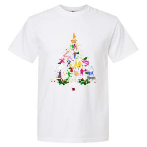 Broadway Musical Theatre Christmas Tree Funny Xmas Gift Garment-Dyed Heavyweight T-Shirt