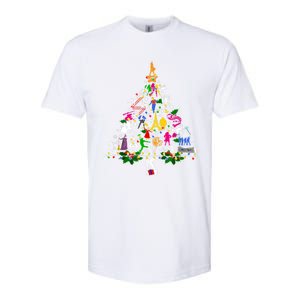 Broadway Musical Theatre Christmas Tree Funny Xmas Gift Softstyle CVC T-Shirt