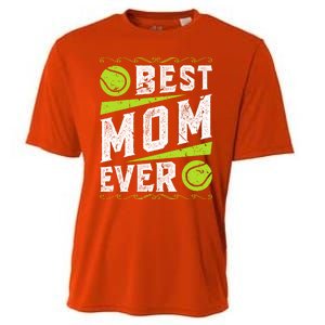 Best Mom Tennis Gift Cooling Performance Crew T-Shirt