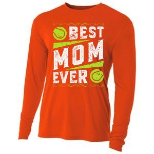 Best Mom Tennis Gift Cooling Performance Long Sleeve Crew