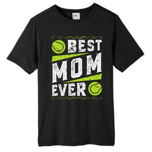 Best Mom Tennis Gift Tall Fusion ChromaSoft Performance T-Shirt