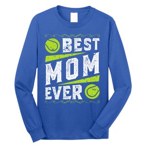 Best Mom Tennis Gift Long Sleeve Shirt