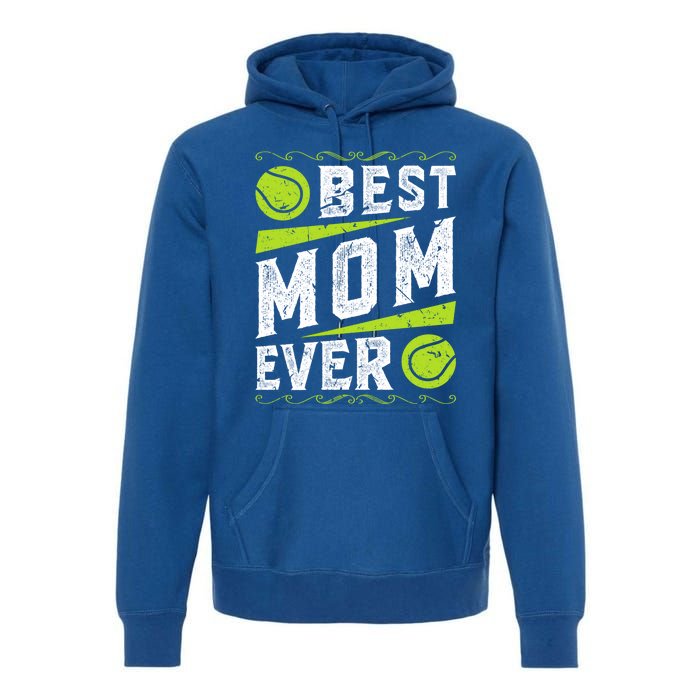 Best Mom Tennis Gift Premium Hoodie