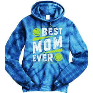 Best Mom Tennis Gift Tie Dye Hoodie