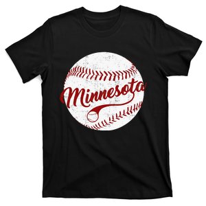 Baseball Minnesota Team Love Baseball National Pastime T-Shirt