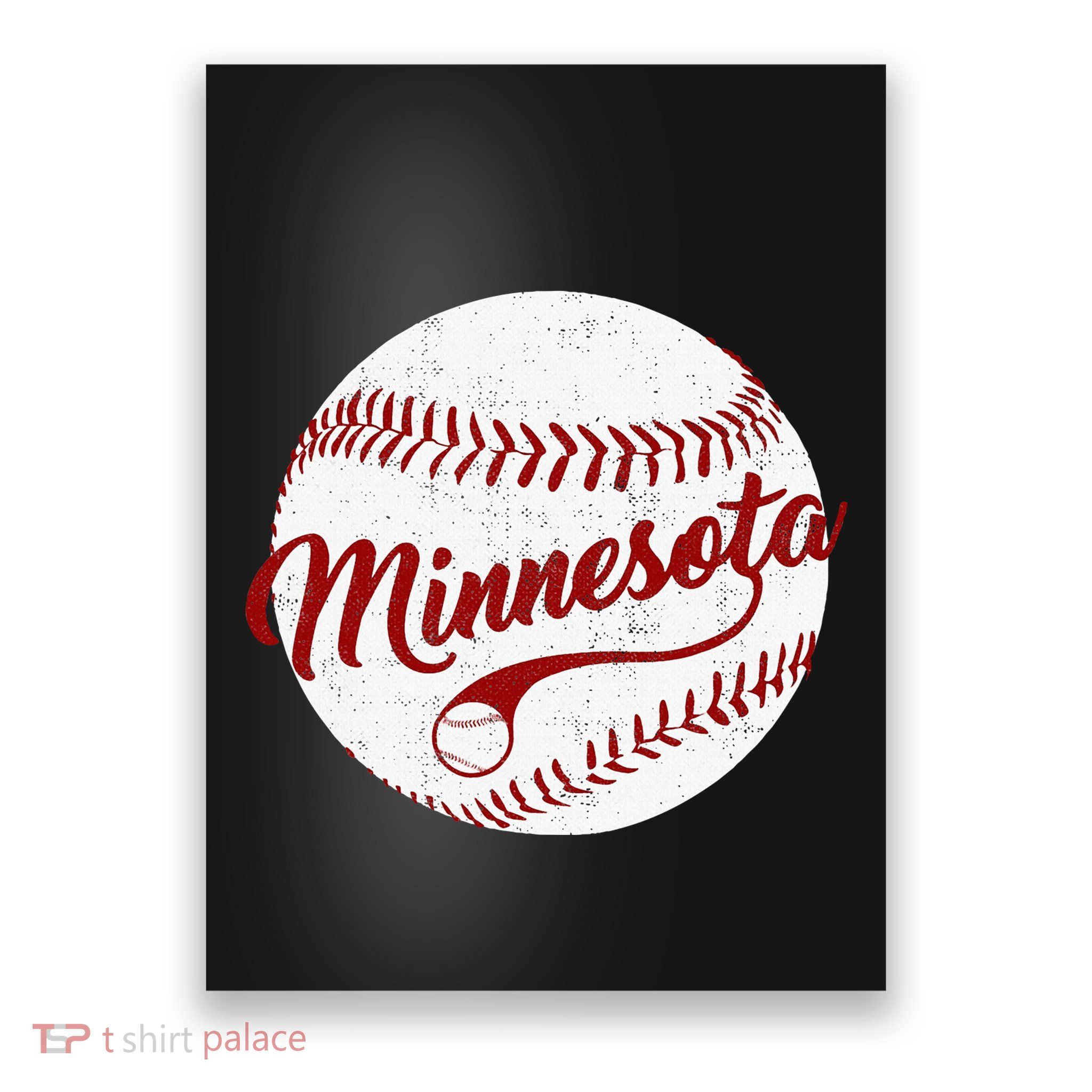 Baseball Minnesota Team Love Baseball National Pastime Poster