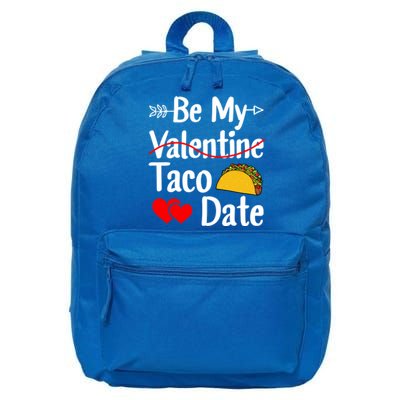 Be My Taco Date Valentine's Day Pun Mexican Food Gift 16 in Basic Backpack