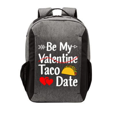 Be My Taco Date Valentine's Day Pun Mexican Food Gift Vector Backpack