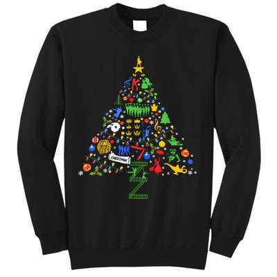 Broadway Musical Theatre Christmas Tree Sweatshirt