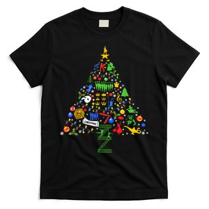 Broadway Musical Theatre Christmas Tree T-Shirt