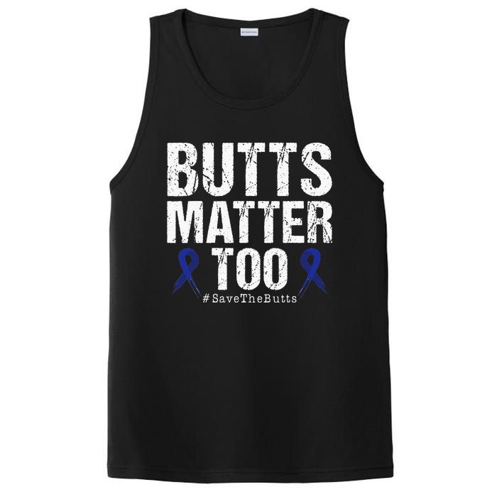 Butts Matter Too Save The Butts Colon Cancer Awareness PosiCharge Competitor Tank