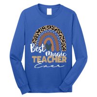 Best Music Teacher Ever Boho Rainbow Teacher Appreciation Gift Long Sleeve Shirt