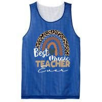 Best Music Teacher Ever Boho Rainbow Teacher Appreciation Gift Mesh Reversible Basketball Jersey Tank