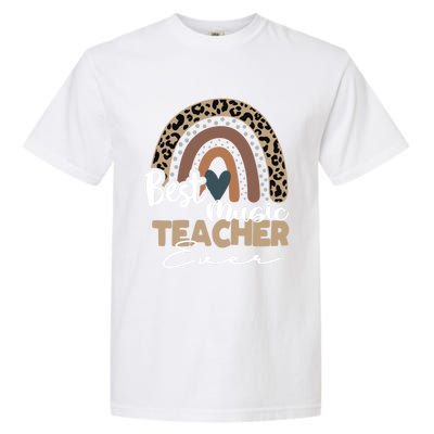 Best Music Teacher Ever Boho Rainbow Teacher Appreciation Gift Garment-Dyed Heavyweight T-Shirt