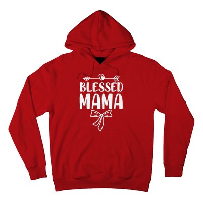 Blessed Mama Tee For Women Funny Mama Gifts Hoodie