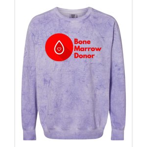 Bone Marrow Transplant Donor Colorblast Crewneck Sweatshirt