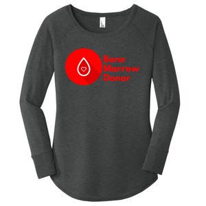 Bone Marrow Transplant Donor Women's Perfect Tri Tunic Long Sleeve Shirt