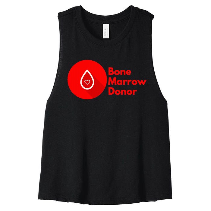 Bone Marrow Transplant Donor Women's Racerback Cropped Tank