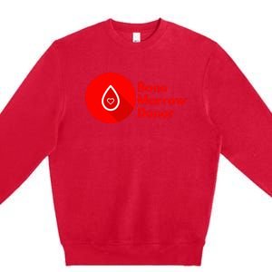 Bone Marrow Transplant Donor Premium Crewneck Sweatshirt