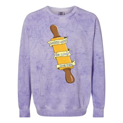 Bakers Make The World Smell Better Baking Baker Pastry Chef Gift Colorblast Crewneck Sweatshirt