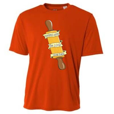 Bakers Make The World Smell Better Baking Baker Pastry Chef Gift Cooling Performance Crew T-Shirt