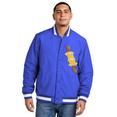 Bakers Make The World Smell Better Baking Baker Pastry Chef Gift Insulated Varsity Jacket