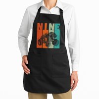Birthday Monster Truck Retro 9 Year Old Bday Apron